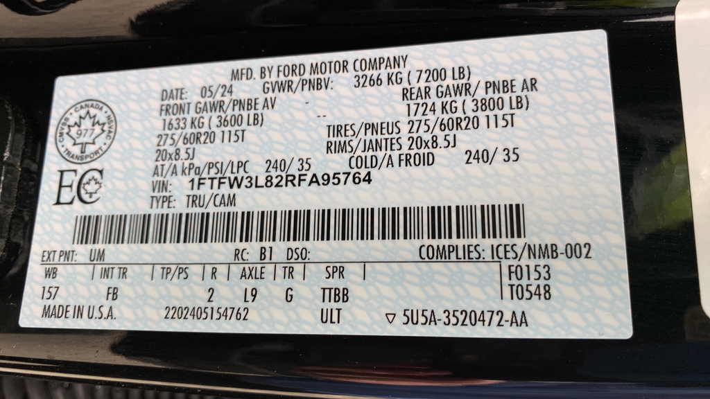 Certified 2024 Ford F150 XLT w/ Equipment Group 302A MID AWD/4WD image 27