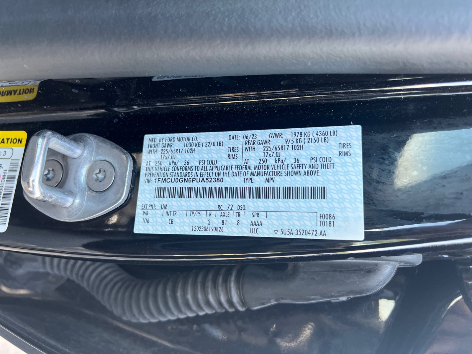 Certified 2023 Ford Escape Active FWD image 34