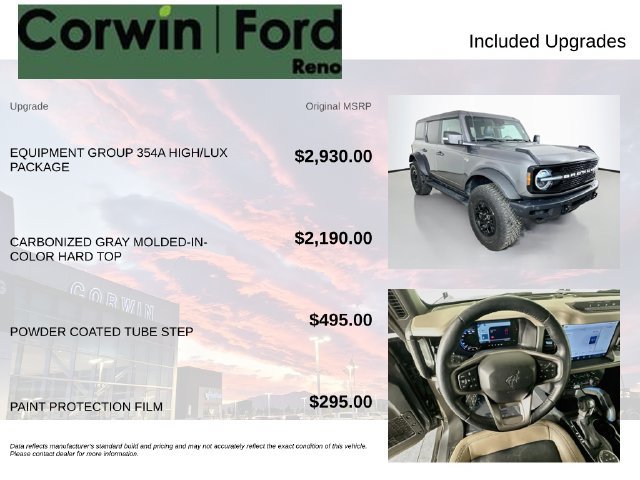 Certified 2024 Ford Bronco Wildtrak AWD/4WD image 3