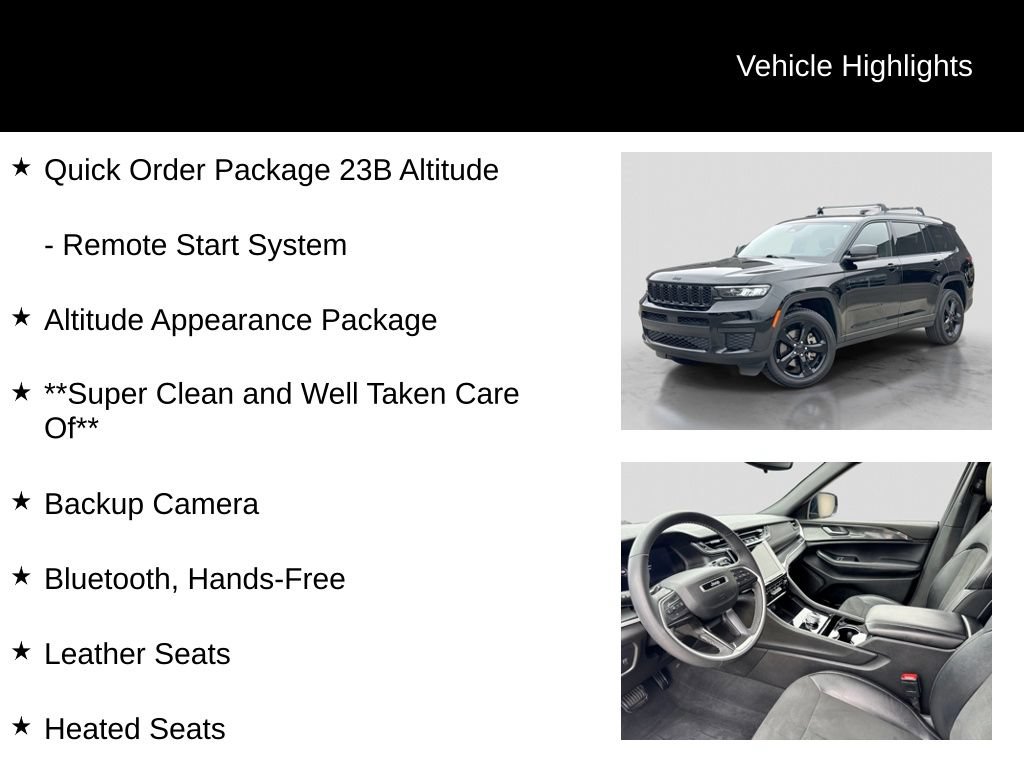 Used 2023 Jeep Grand Cherokee L Laredo AWD/4WD image 17
