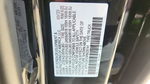 Used 2023 Honda Ridgeline RTL image 34