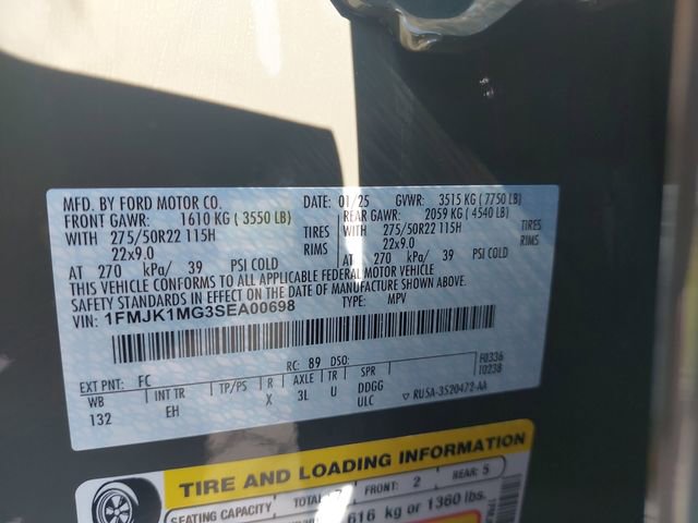 Certified 2025 Ford Expedition Max Platinum w/ Stealth Performance Package image 35