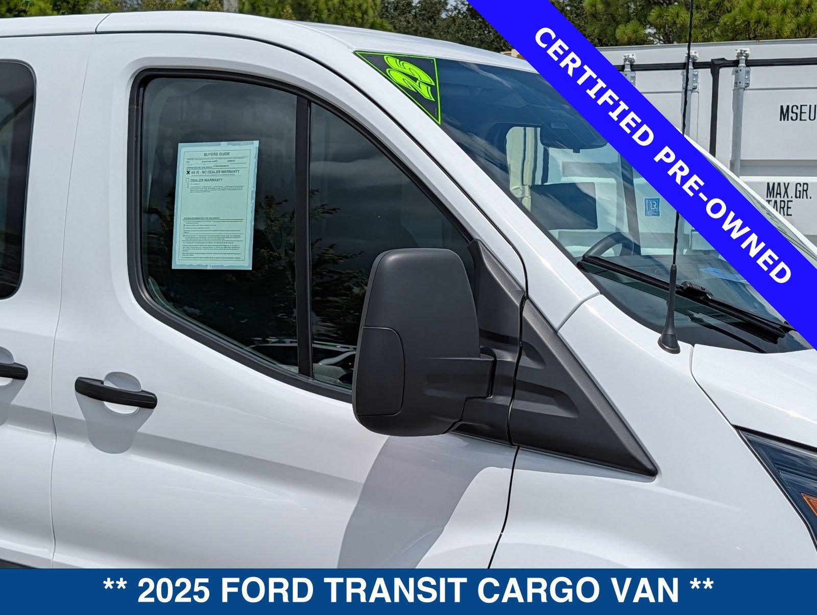 Certified 2025 Ford Transit 250 Low Roof w/ Exterior Upgrade Package RWD image 11