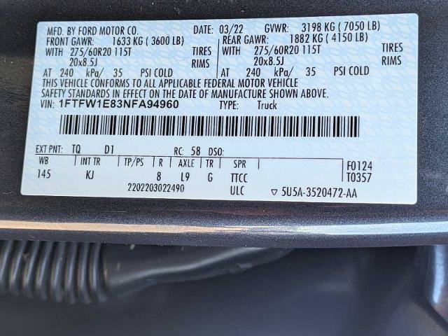 Certified 2022 Ford F150 King Ranch w/ Equipment Group 601A High AWD/4WD image 30
