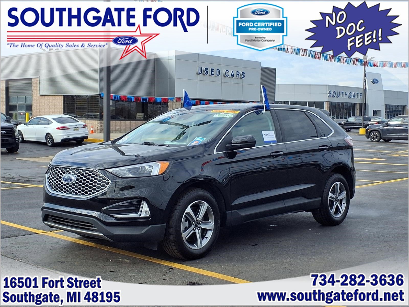 Certified 2024 Ford Edge SEL w/ Convenience Package