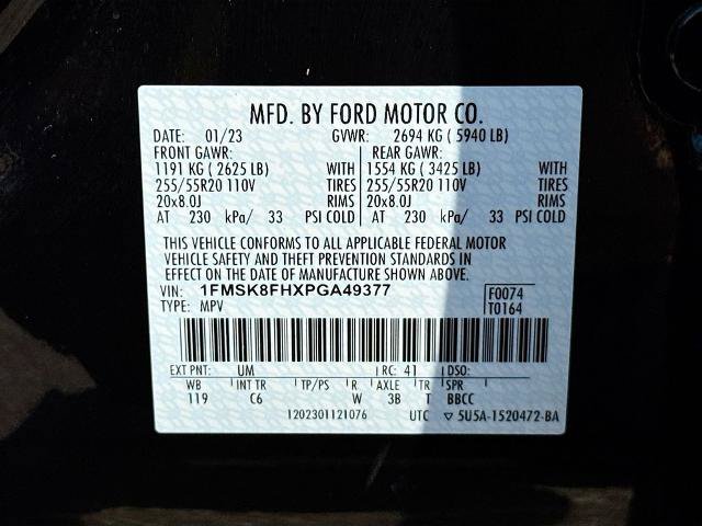 Certified 2023 Ford Explorer Limited w/ Equipment Group 301A AWD/4WD image 25