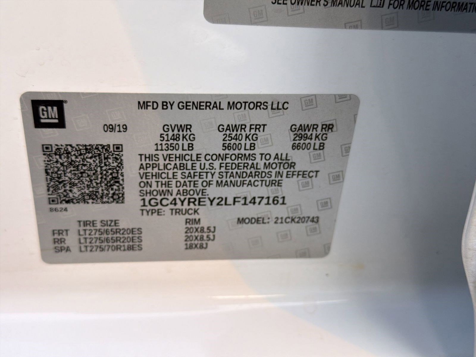 Used 2020 Chevrolet Silverado 2500 High Country w/ Technology Package image 15