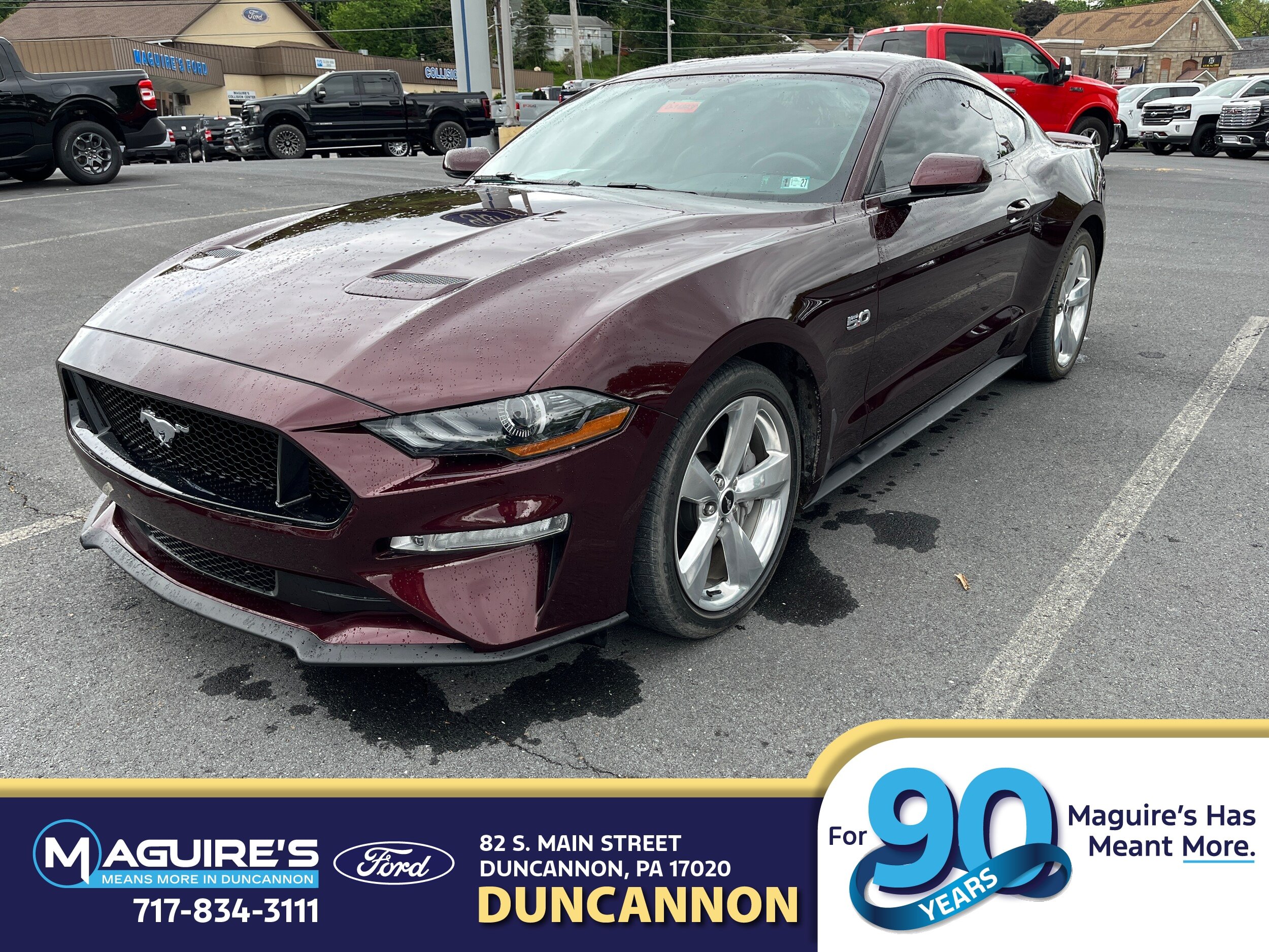Certified 2018 Ford Mustang GT Premium w/ Enhanced Security Package RWD image 1