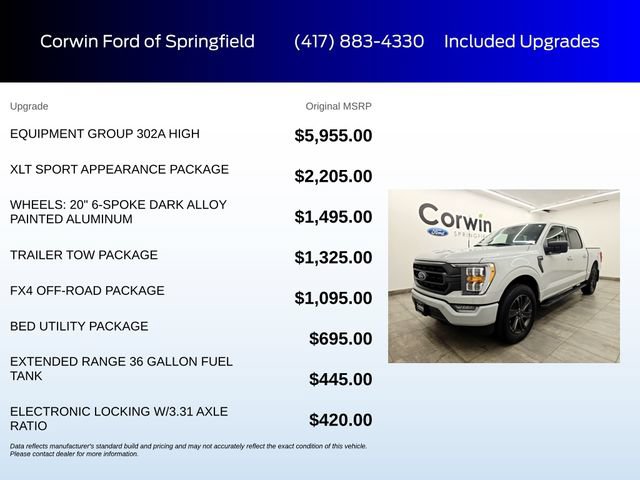 Certified 2023 Ford F150 XLT w/ Equipment Group 302A High AWD/4WD image 6