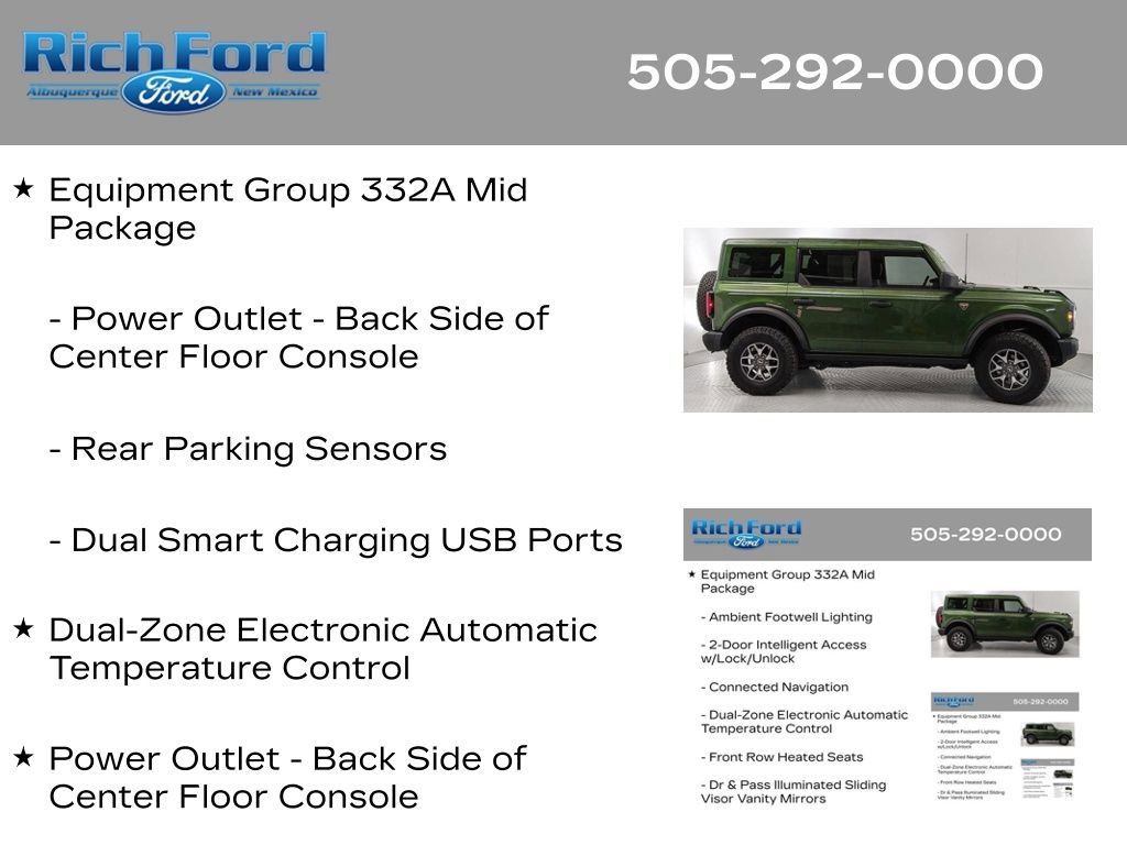 Certified 2025 Ford Bronco Badlands AWD/4WD image 22