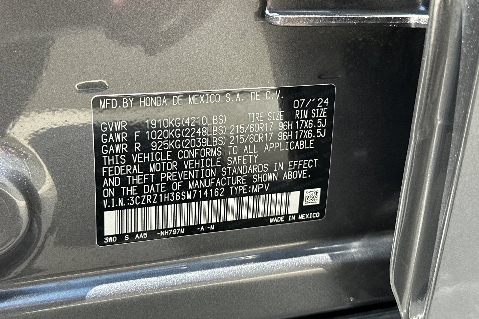 Used 2025 Honda HR-V LX image 27