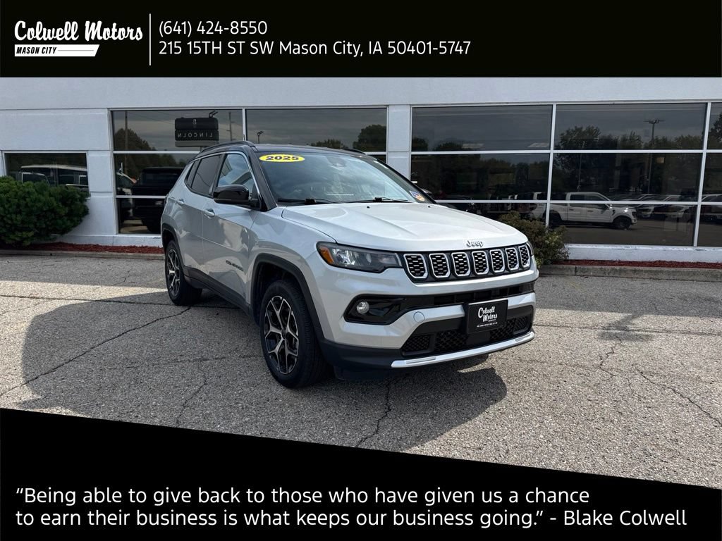 Used 2025 Jeep Compass Limited AWD/4WD image 1