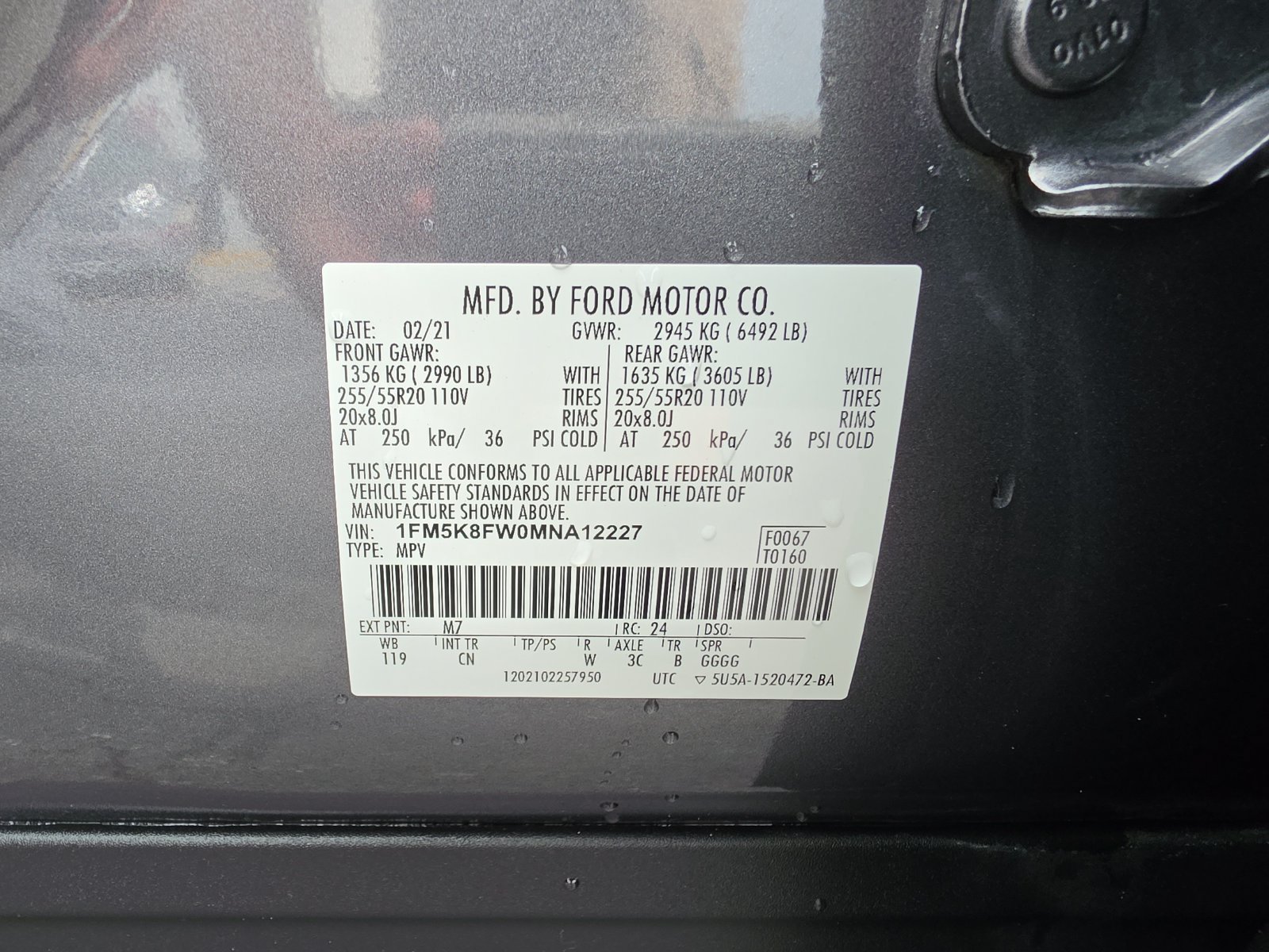 Certified 2021 Ford Explorer Limited w/ Hybrid Equipment Group 310A AWD/4WD image 33