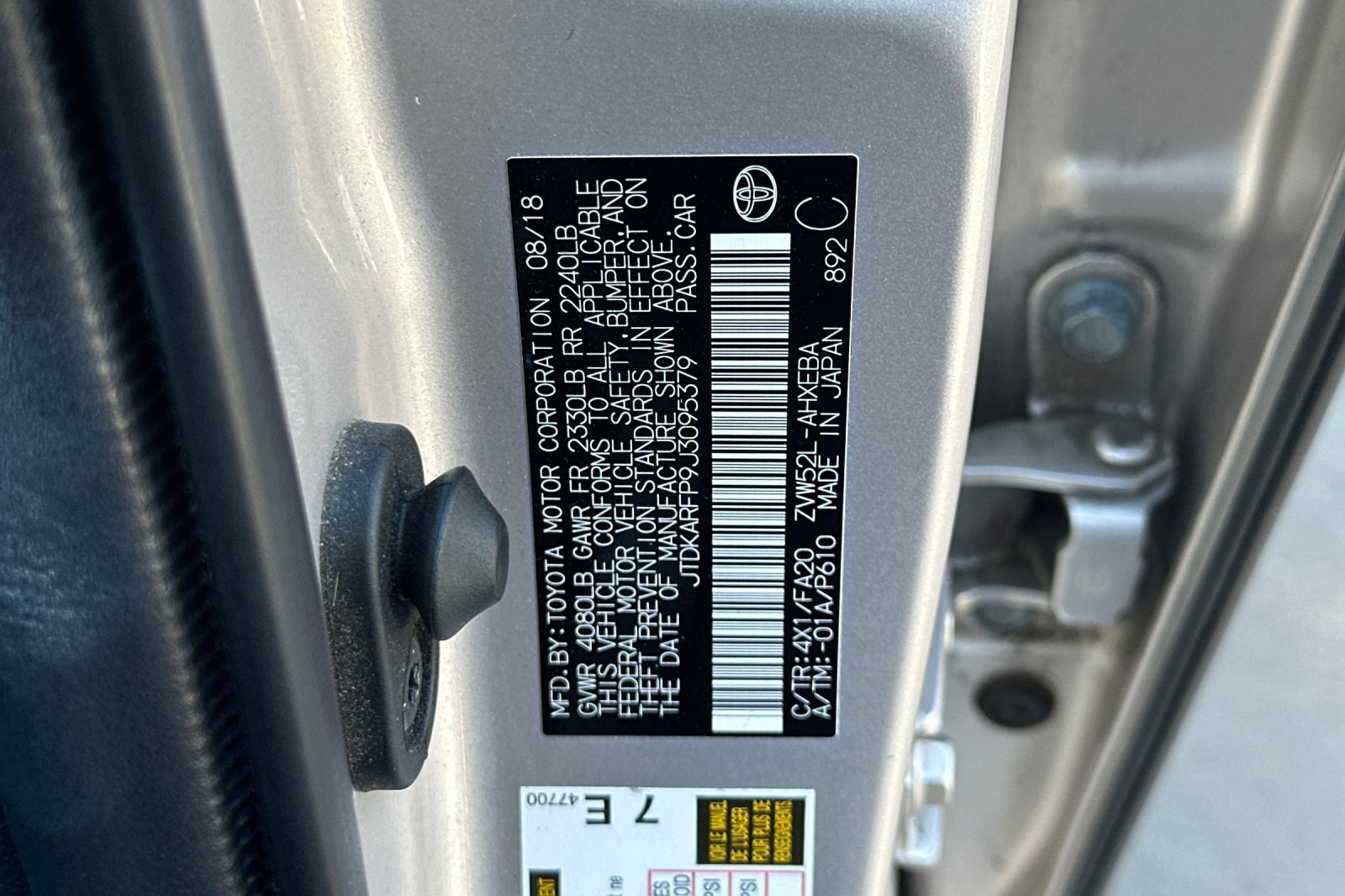Used 2018 Toyota Prius Prime Plus FWD image 31