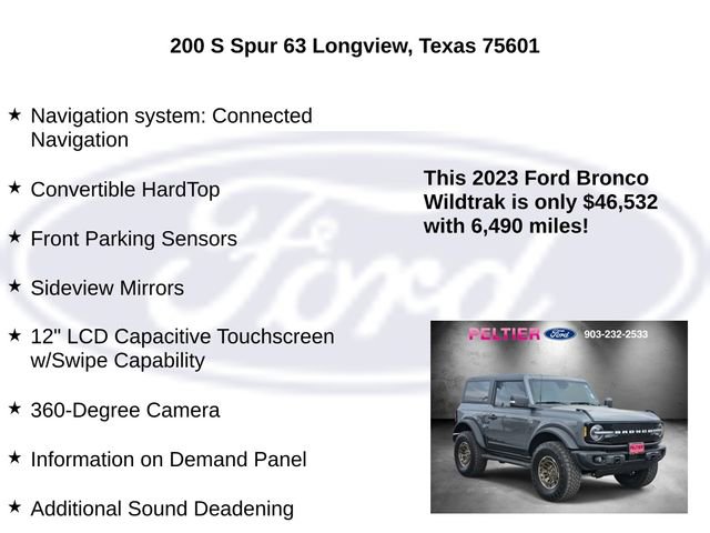 Certified 2023 Ford Bronco Wildtrak image 15