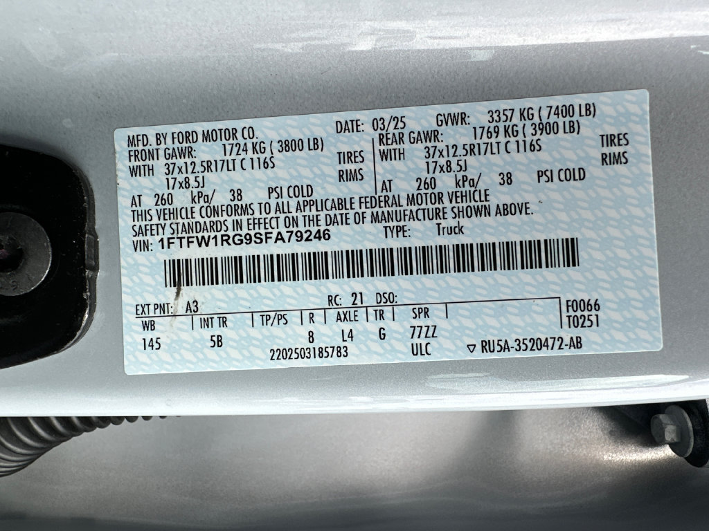Certified 2025 Ford F150 Raptor AWD/4WD image 32