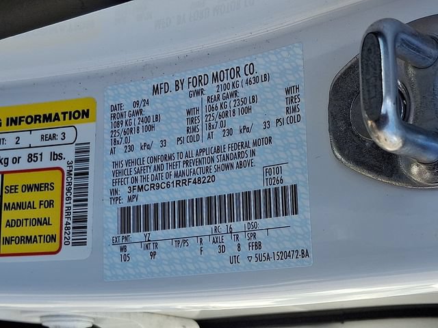 Certified 2024 Ford Bronco Sport Outer Banks w/ Tech Package AWD/4WD image 28