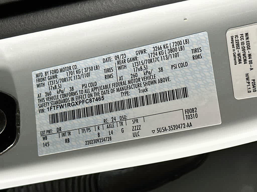 Certified 2023 Ford F150 Raptor AWD/4WD image 23