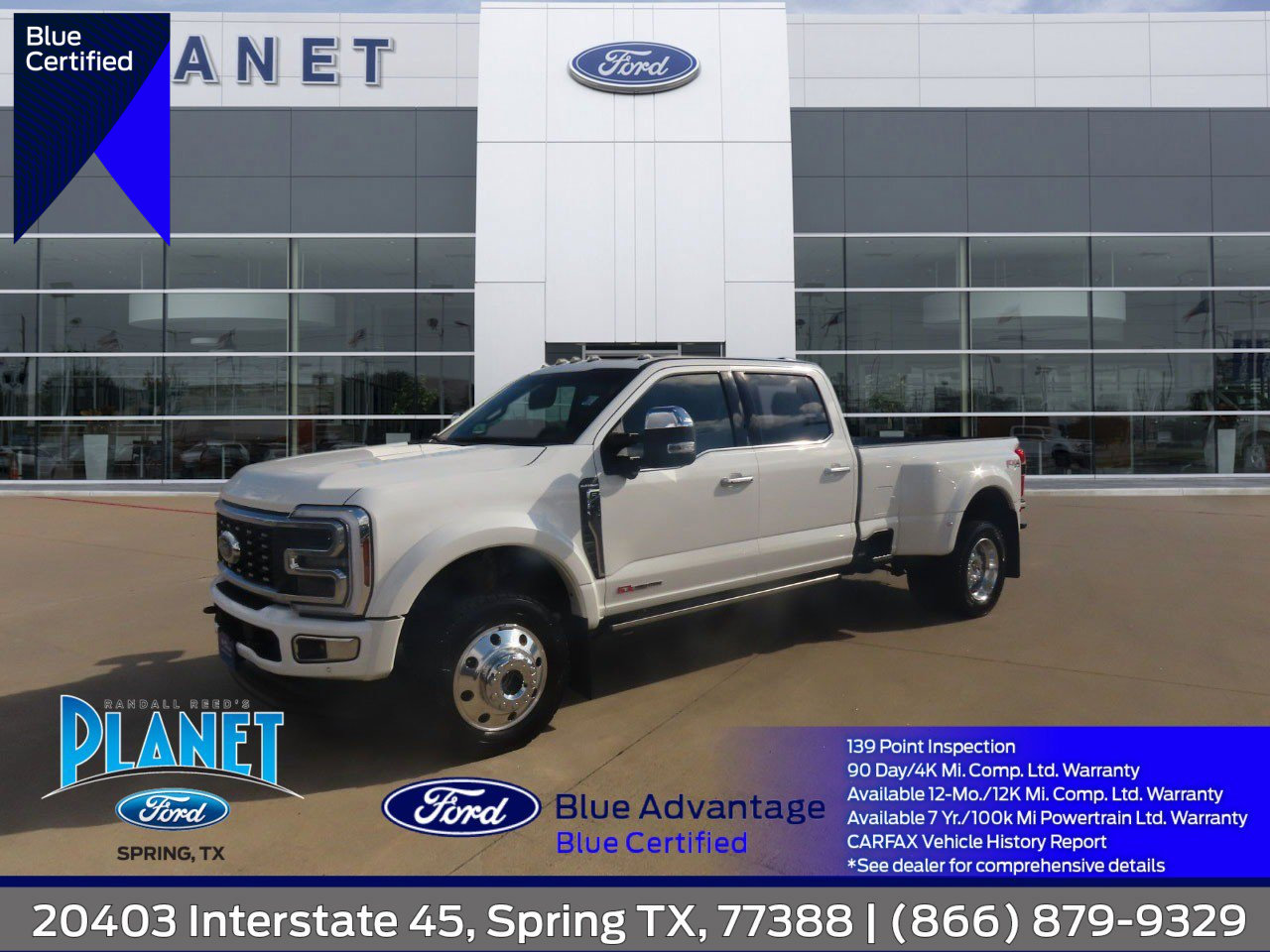 Certified 2025 Ford F450 Platinum w/ Platinum Plus Package