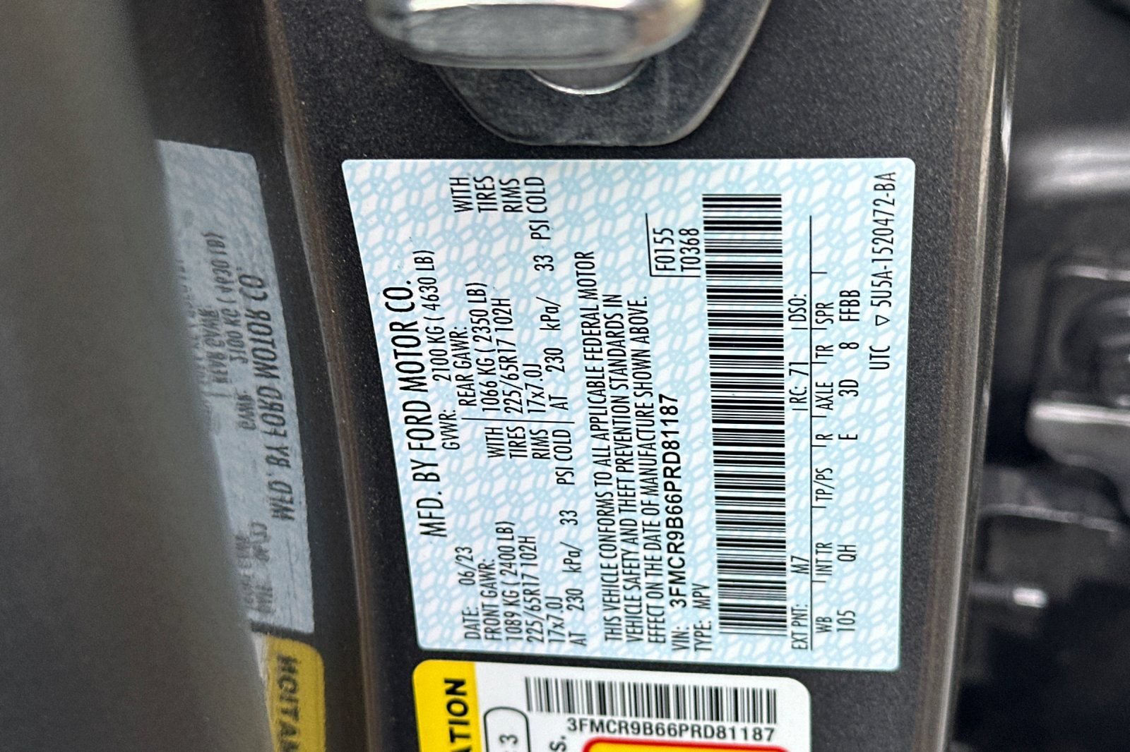 Certified 2023 Ford Bronco Sport Big Bend AWD/4WD image 27