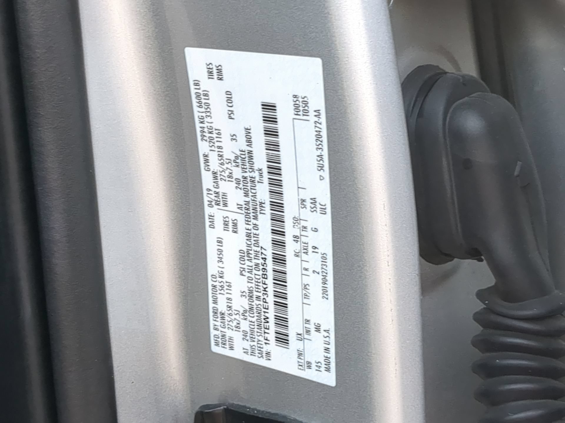 Certified 2019 Ford F150 XLT w/ Equipment Group 302A Luxury AWD/4WD image 73