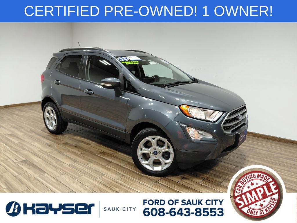 Certified 2022 Ford EcoSport SE w/ SE Appearance Package AWD/4WD 360° Tour