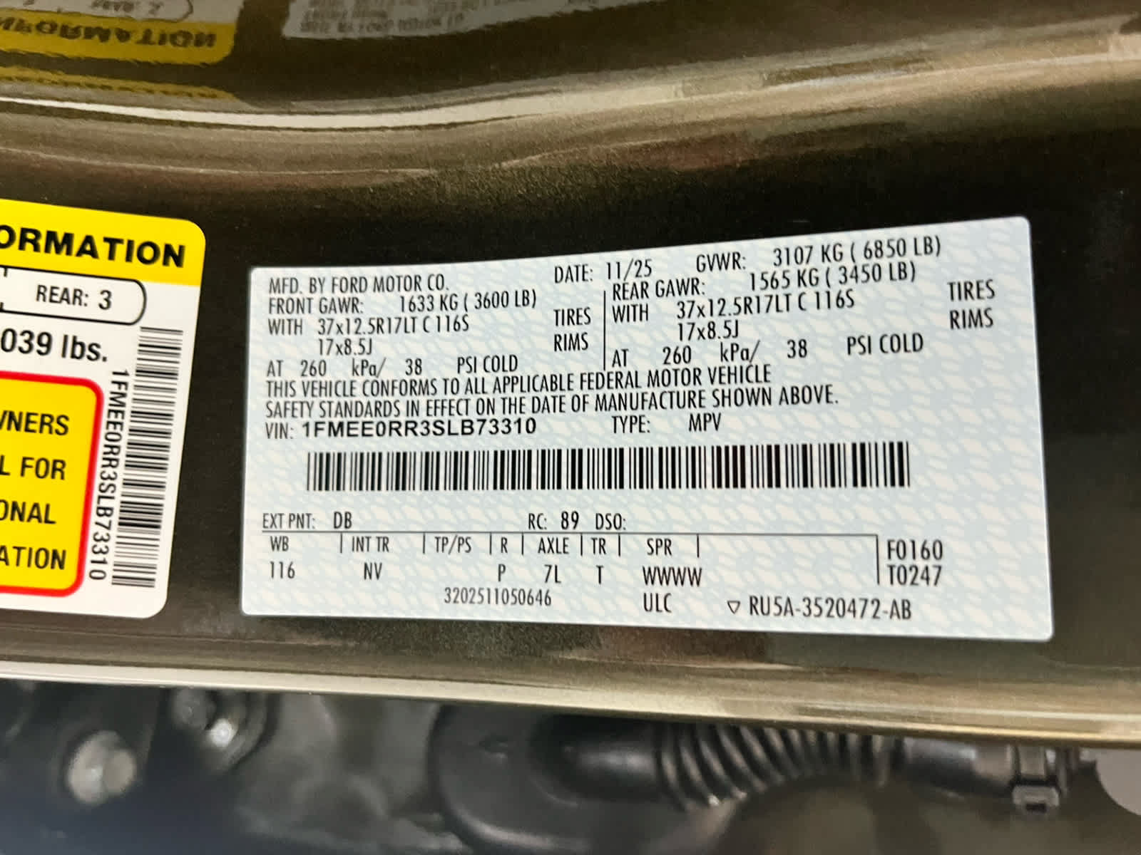 Certified 2025 Ford Bronco Raptor AWD/4WD image 13