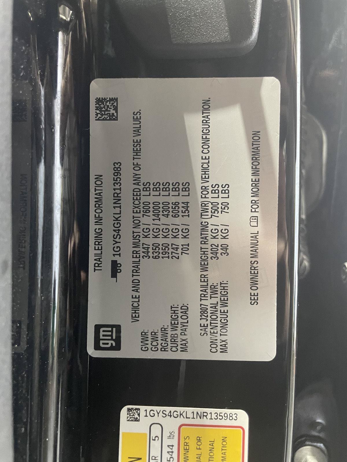 Used 2022 Cadillac Escalade Sport Platinum w/ LPO, ONYX Package AWD/4WD image 51