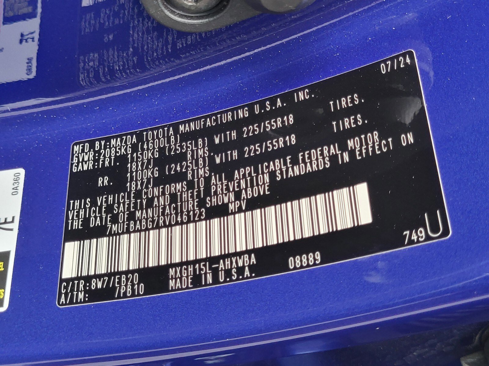 Used 2024 Toyota Corolla Cross AWD Hybrid w/ Convenience Package image 34