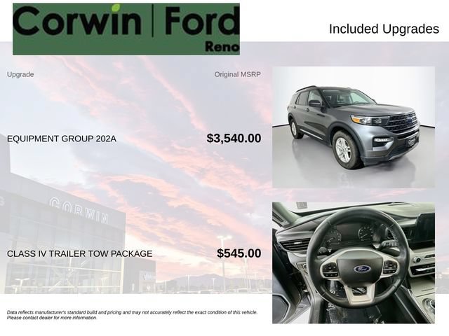 Certified 2023 Ford Explorer XLT w/ Equipment Group 202A AWD/4WD image 3