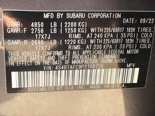Used 2023 Subaru Outback Premium AWD/4WD image 35