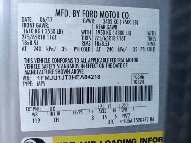 Certified 2017 Ford Expedition XLT AWD/4WD image 36