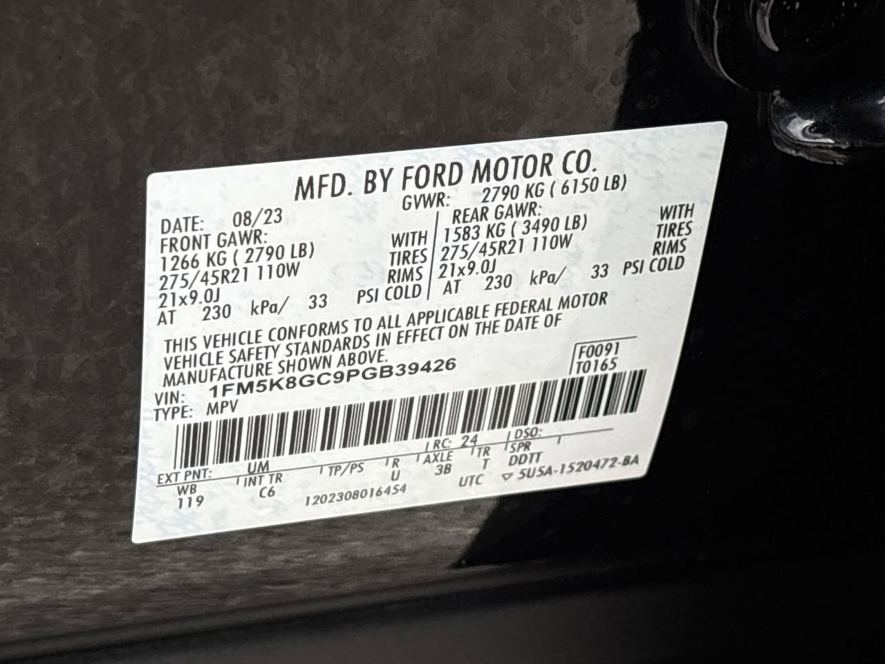 Certified 2023 Ford Explorer ST w/ Equipment Group 401A AWD/4WD image 43