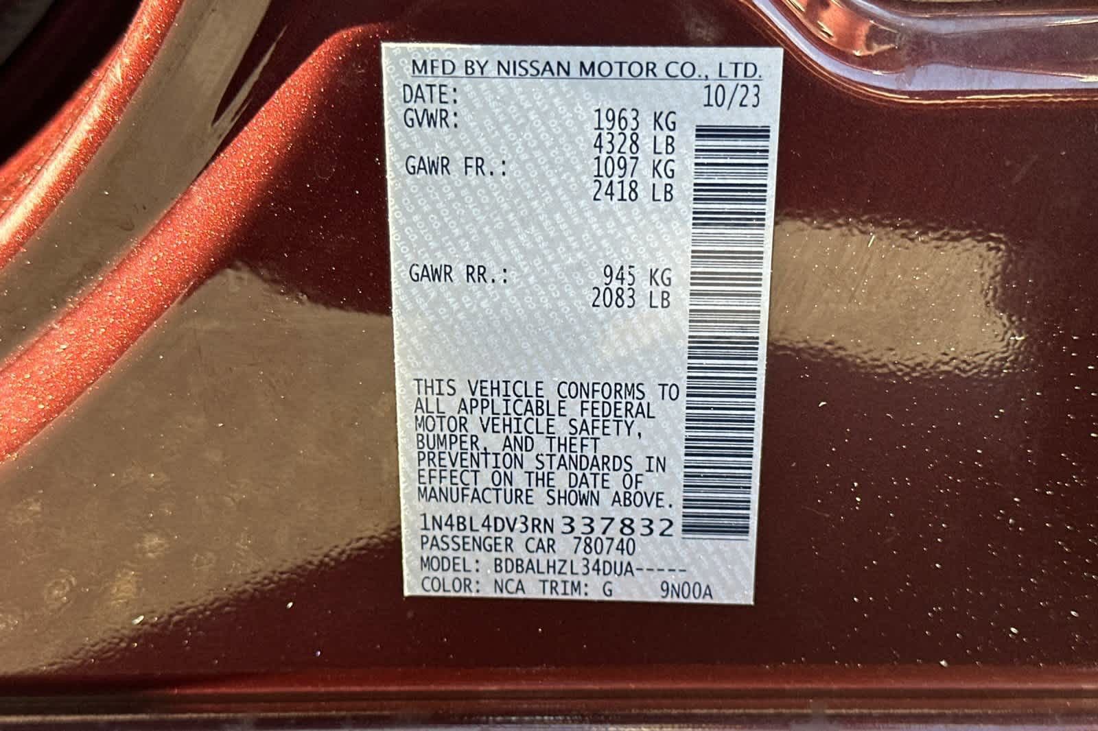 Used 2024 Nissan Altima 2.5 SV image 29