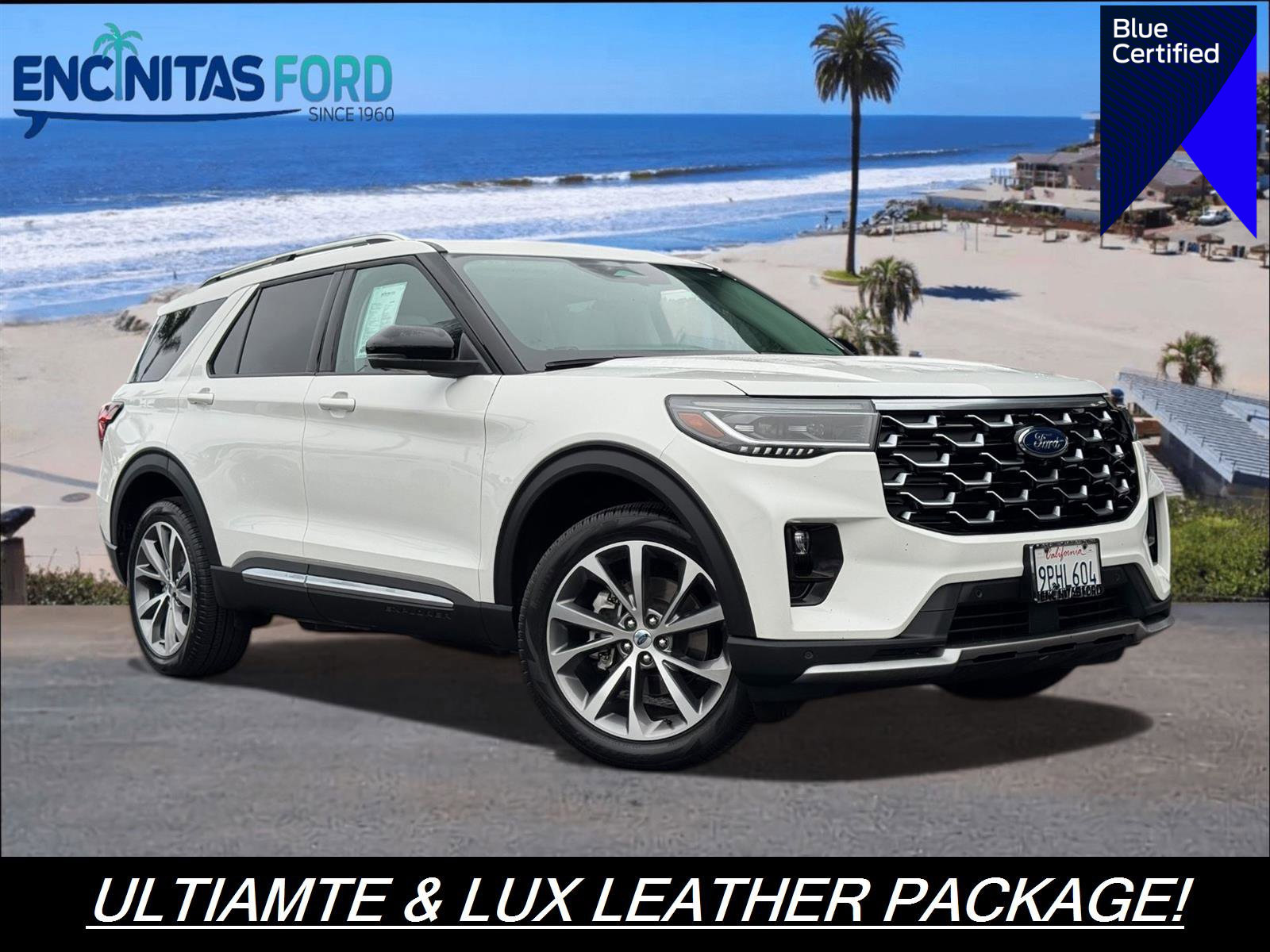 Certified 2025 Ford Explorer Platinum w/ Ultimate Package AWD/4WD image 1