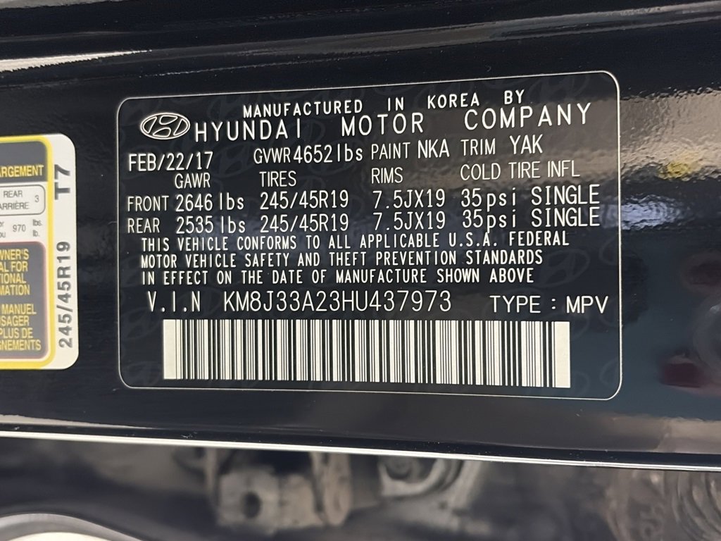 Used 2017 Hyundai Tucson Limited w/ Limited Ultimate Package 03 image 9