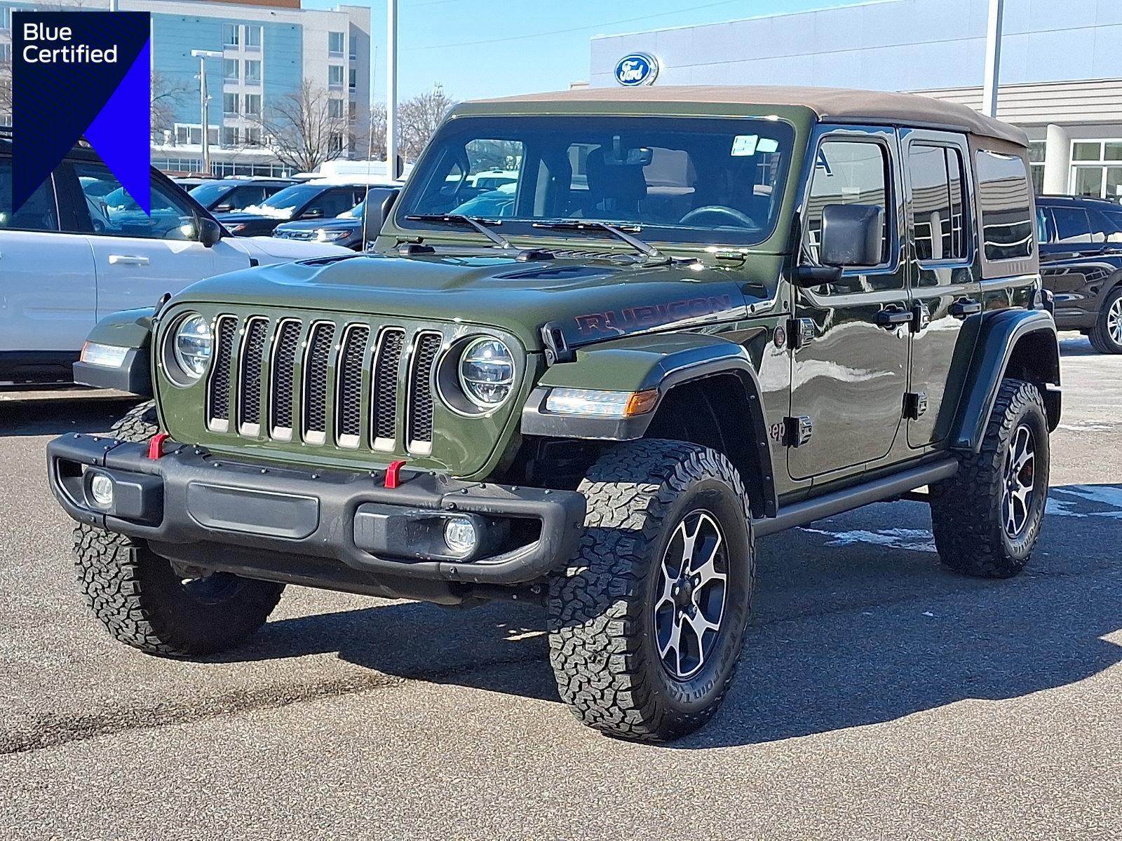 Used 2022 Jeep Wrangler Unlimited Rubicon w/ Steel Bumper Group image 1