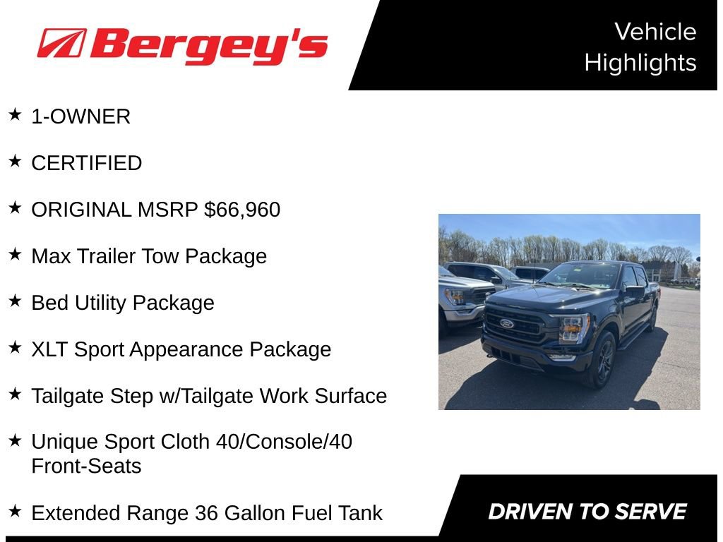 Certified 2023 Ford F150 XLT w/ Equipment Group 302A High AWD/4WD image 5