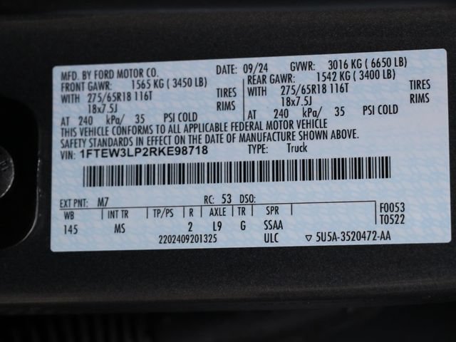 Certified 2024 Ford F150 XLT AWD/4WD image 32