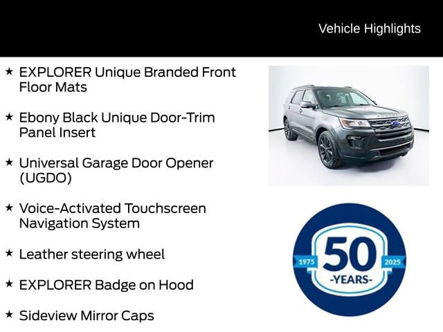 Certified 2018 Ford Explorer XLT w/ Equipment Group 202A image 21