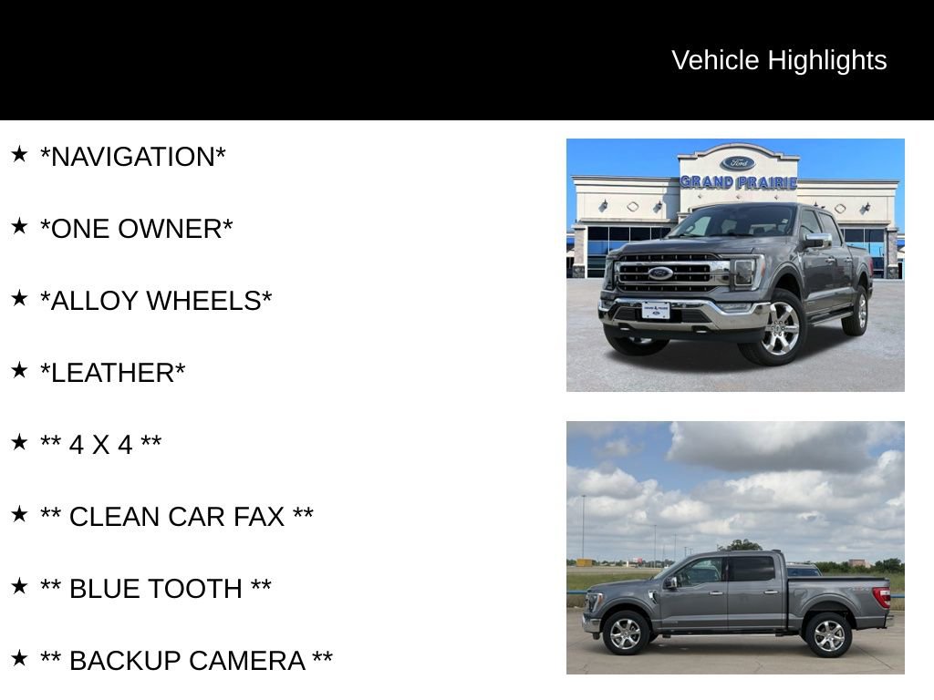 Certified 2023 Ford F150 Lariat w/ Equipment Group 502A High AWD/4WD image 4