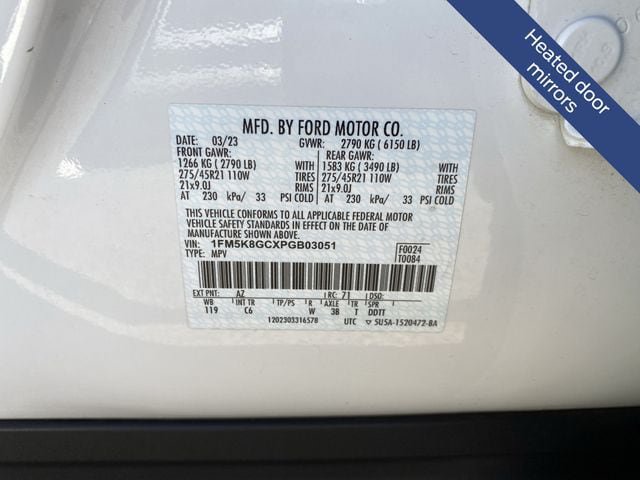 Certified 2023 Ford Explorer ST w/ Equipment Group 401A AWD/4WD image 41