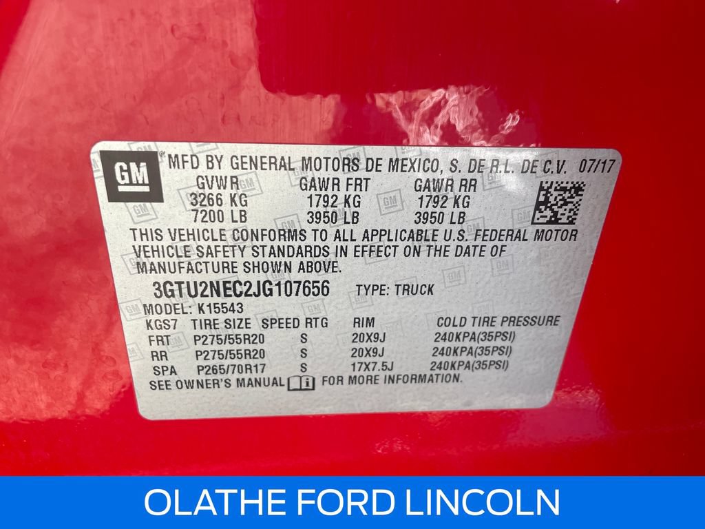 Used 2018 GMC Sierra 1500 SLT AWD/4WD image 22