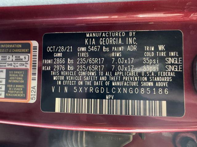 Used 2022 Kia Sorento LX image 38