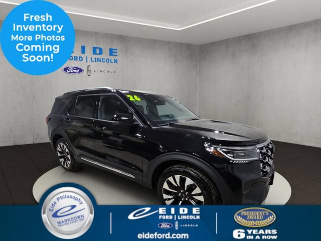 Certified 2026 Ford Explorer Platinum w/ LUX Leather Package