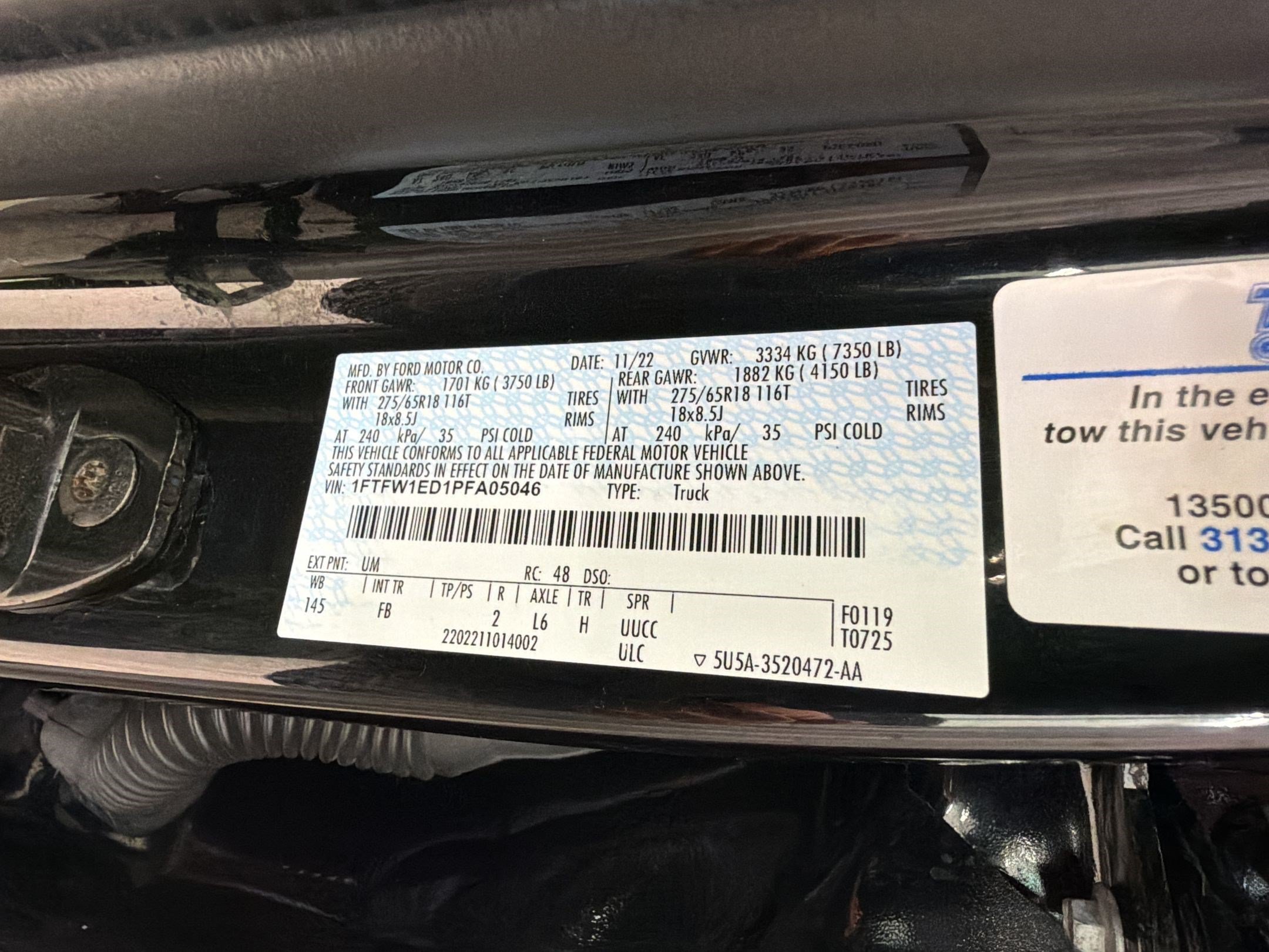 Certified 2023 Ford F150 XLT w/ Equipment Group 302A High AWD/4WD image 24