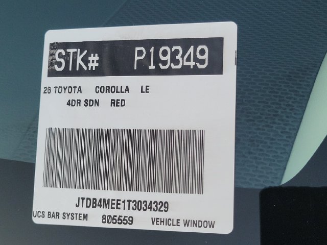 Used 2026 Toyota Corolla LE FWD image 27