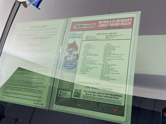 Certified 2023 Ford F150 XLT w/ Equipment Group 302A High image 14