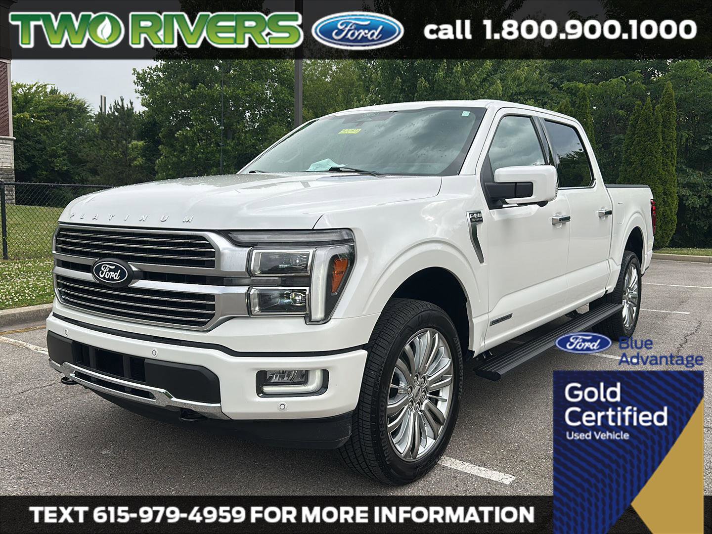 Certified 2025 Ford F150 Platinum w/ Equipment Group 703A Plus