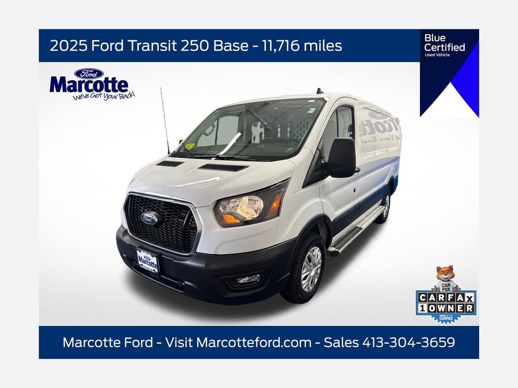 Certified 2025 Ford Transit 250 Low Roof w/ Exterior Upgrade Package
